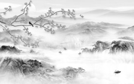 新传 意境灰色山水 TiF分层