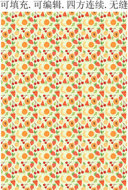 新鲜水果 服装印花