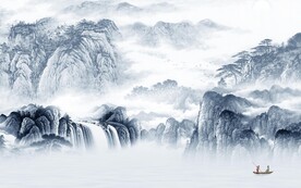 高端 意境最新山水 TIf分层