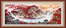 鸿运当头国画