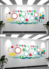 幼儿园照片风采墙