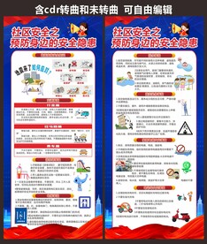 小区居民安全宣传
