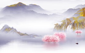 大气 中式山水新图 TIF分层