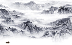 高雅 意境高档山水 Tif分层