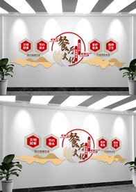 企业食堂文化学校食堂文化墙