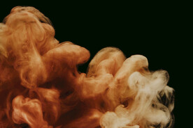 黄色渐变3d烟雾背景