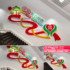 农贸市场文化墙