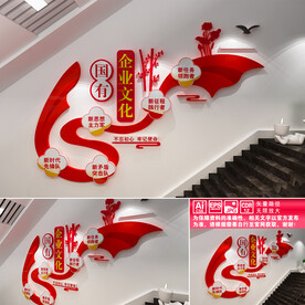 国有企业文化墙