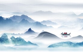 新款 中式新传山水 Tif分层