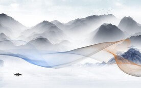 高档 最新传山水画 TiF分层