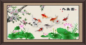 九鱼图