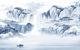 人气 意境简约山水 TIf分层