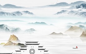 高清 新品大气山水 Tif分层