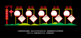 户外异形宣传栏造型