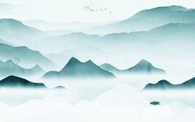 大气 中式新款山水 TIf分层