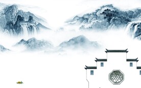 大气 新品轻奢山水 TiF分层