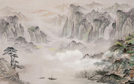 高雅 意境清晰山水 tiF分层