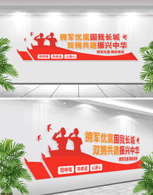 双拥文化墙