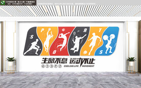 健身房文化墙