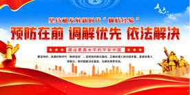 枫桥经验宣传展板