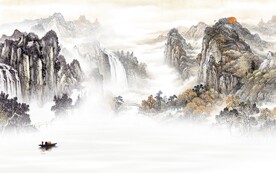 最新 高档意境山水 TiF分层