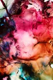 炫彩流体渐变科技线条背景