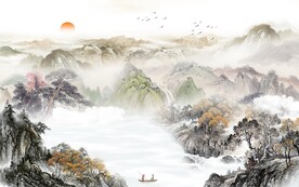 人气 新传简意山水 TIf分层