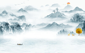 中式 高端人气山水 TiF分层