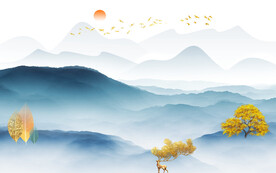 简约 高端人气山水 TiF分层