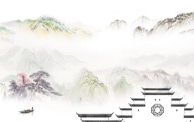 古风 意境高档山水 Tif分层