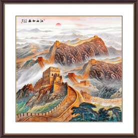 长城山水画