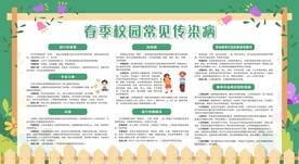 春季传染病预防健康教育宣传栏
