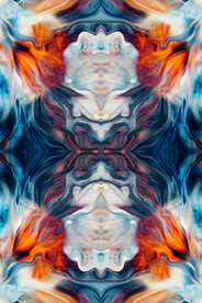 蓝色流体渐变科技线条背景