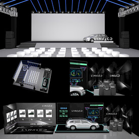 汽车活动效果图