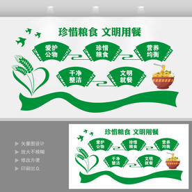 食堂餐厅文化墙