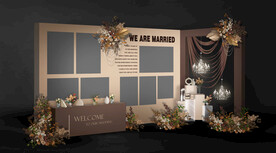 香槟色婚礼展示区