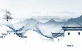 素雅 大气山水新图 TIF分层