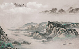 中国风新传意境山水 TIF分层