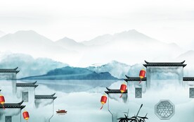 现代 新传意境山水 TIF分层