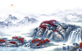 新款 高端清晰山水 TIF分层