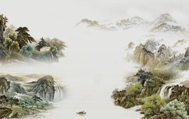 奢雅 简约高档山水 TiF分层