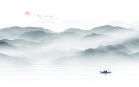 人气 高档现代山水 TIF分层