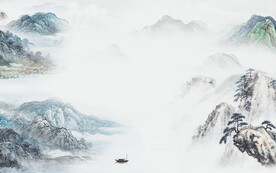 电视 简奢高清山水 TiF分层