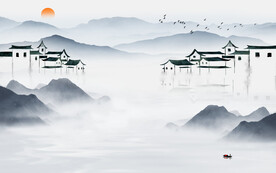 高端 简奢高清山水 TiF分层