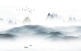 高档 中式高端山水 TiF分层