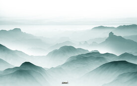 高档 人气中式山水 TIF分层