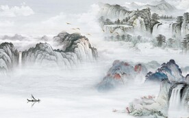 高档意境山水 TiF分层