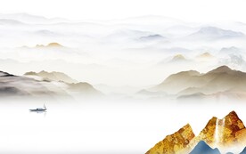 最新 简意中式山水 TIF分层