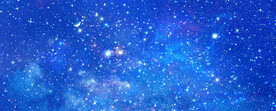 蓝色星空背景墙