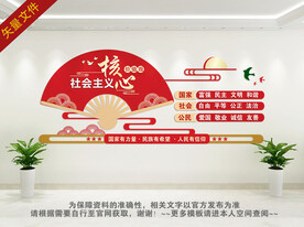 核心价值观 背景墙